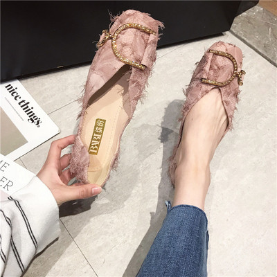 Pantofi casual dama cu decor metalic in trei culori