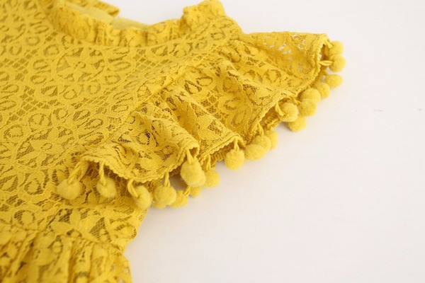 Rochie de copii model nou pentru fete in roz, galben si albastru