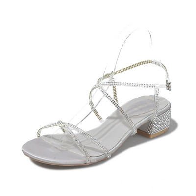 Γυναικεία σανδάλια με  πέτρες σε δύο χρώματα