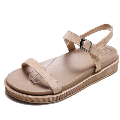 Sandale casual dama in negru si maro