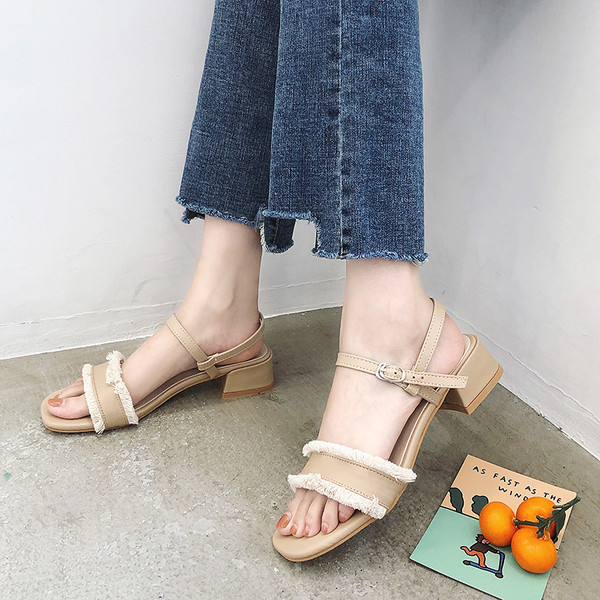 Sandale de dama moderne in doua culori