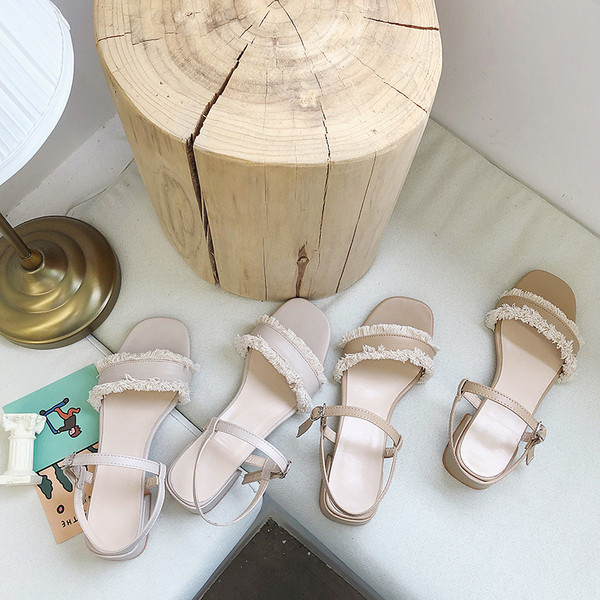 Sandale de dama moderne in doua culori