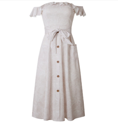 Αθλητικό-κομψό φόρεμα γυναικείο με κουμπιά σε διάφορα χρώματα