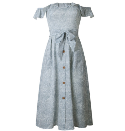 Αθλητικό-κομψό φόρεμα γυναικείο με κουμπιά σε διάφορα χρώματα