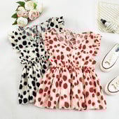 Maieu scurt, elegant, cu decolteu în V, în două culori