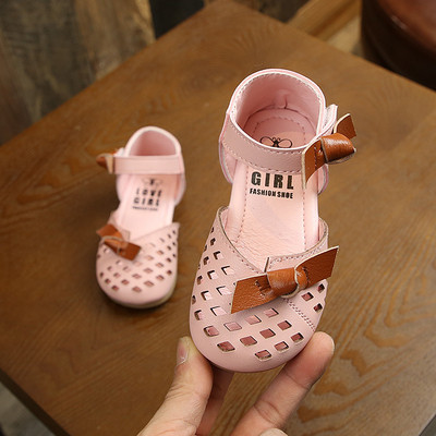 Модерни детски сандали от еко кожа в три цвята-за момичета