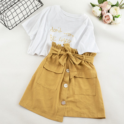 Lezser női szoknya és póló szett három színben