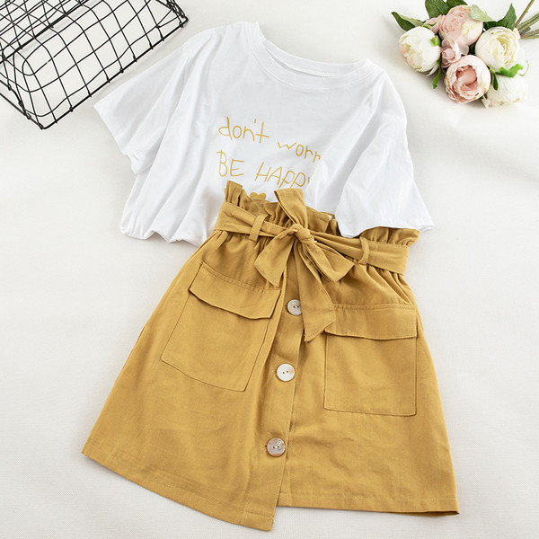 Lezser női szoknya és póló szett három színben