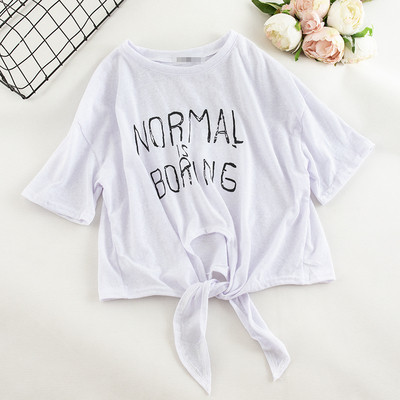 Γυναικεία T-Shirt με εφαρμογή O-Neckline και πολλαπλών χρωμάτων