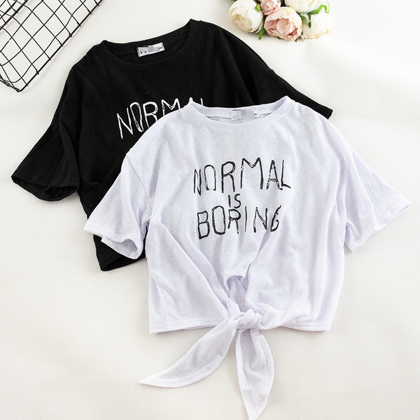 Γυναικεία T-Shirt με εφαρμογή O-Neckline και πολλαπλών χρωμάτων