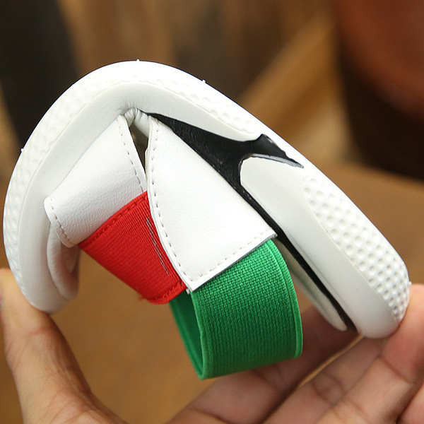 Sandale casual pentru copii alb-negru pentru baieti