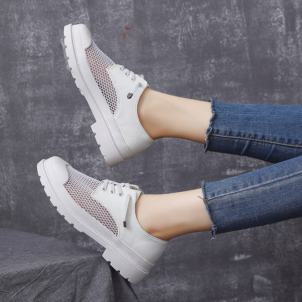 Új modell alkalmi női cipők sárga, fehér és fekete színekben