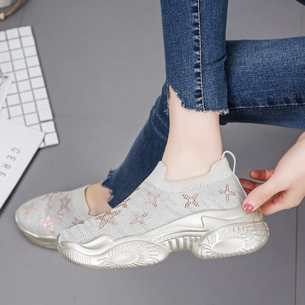 Αθλητικά γυναικεία  παπούτσια σε δύο χρώματα