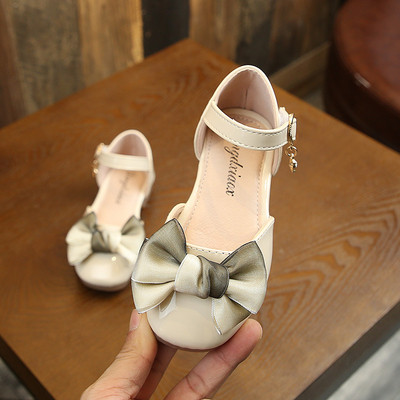 Modern gyerekcipő három színben szalaggal - lányoknak