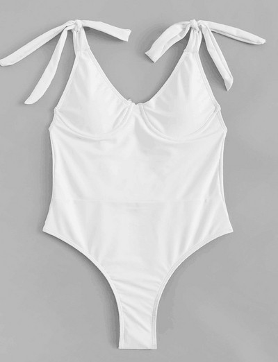 Stílusos fürdőruha megkötős három színben