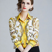 Modern női ing érdekes mintával