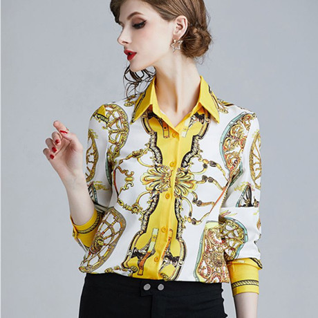 Modern női ing érdekes mintával