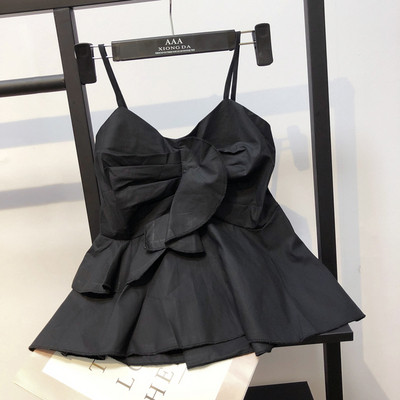 Maieu elegant de damă, cu bretele subțiri cu decolteu în V, în mai multe culori