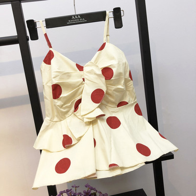 Maieu elegant de damă, cu bretele subțiri cu decolteu în V, în mai multe culori