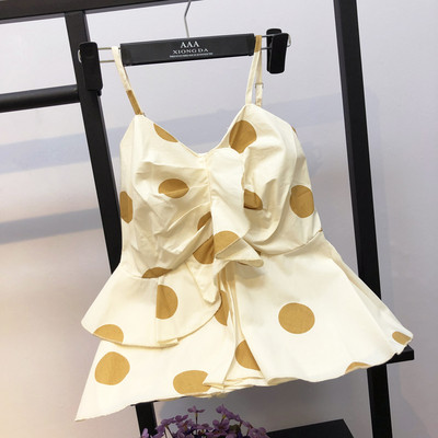 Maieu elegant de damă, cu bretele subțiri cu decolteu în V, în mai multe culori