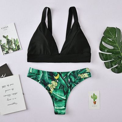 Μοντέρνο μαγιό με τριγωνικό επάνω μέρος