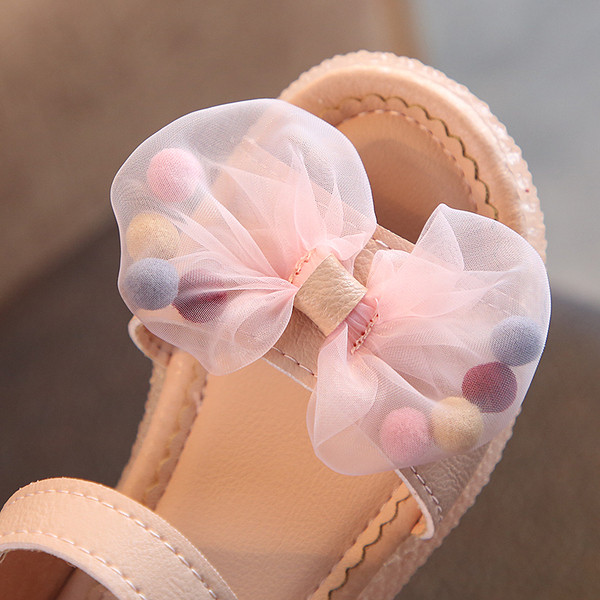 Sandale moderne pentru copii pentru fete in doua culori cu panglica