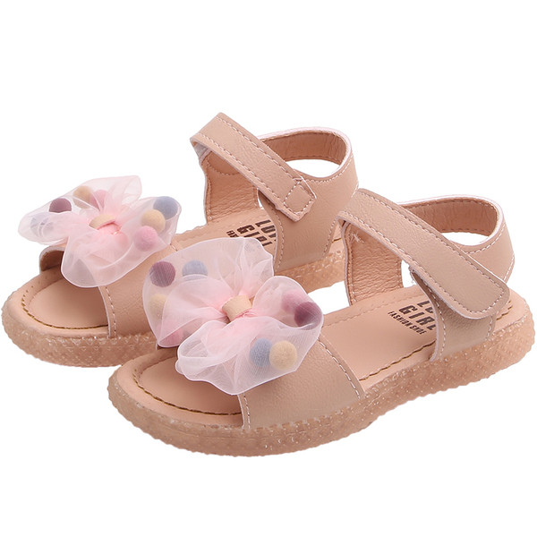Sandale moderne pentru copii pentru fete in doua culori cu panglica