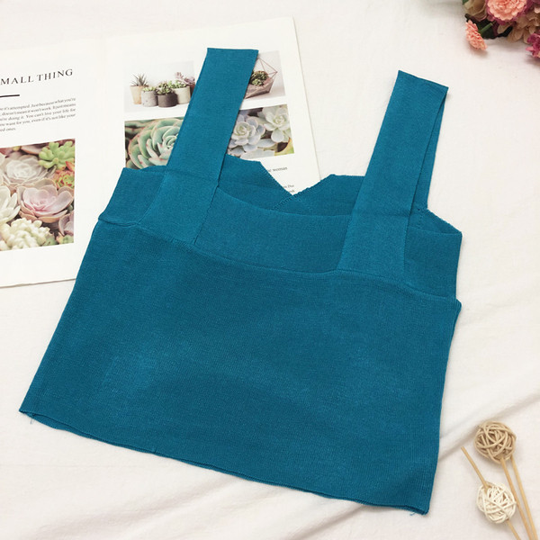 Maieu casual dama cu bretele late in mai multe culori