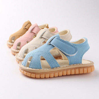 Бебешки сандали в четири цвята за момчета и момичета