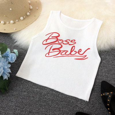 Maieu casual dama scurt model cu inscriptie colorata