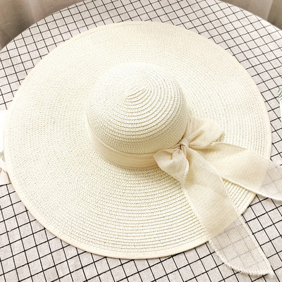 Palarie de dama de vara cu panglica si franjuri in mai multe culori