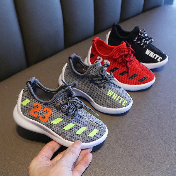 Tenisi casual pentru copii in trei culori pentru baieti