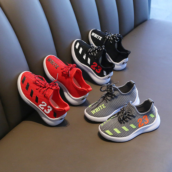 Tenisi casual pentru copii in trei culori pentru baieti