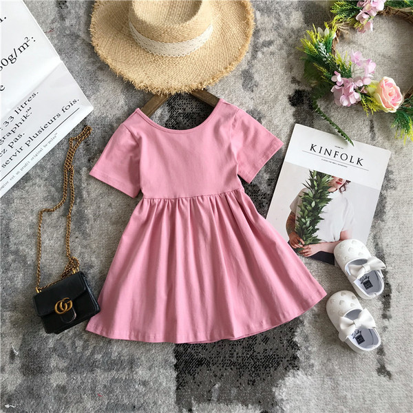 Alkalmi gyerekruha lányoknak fekete és rózsaszín színben