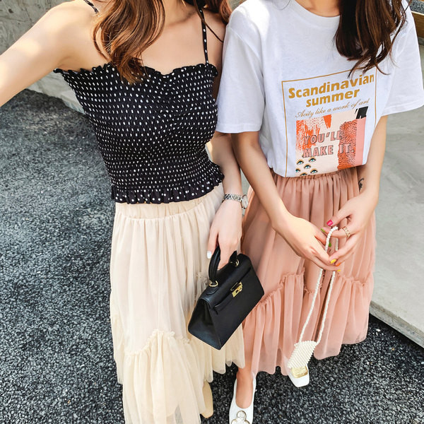 Γυναικεία μπλούζα με λευκό και ροζ χρώμα