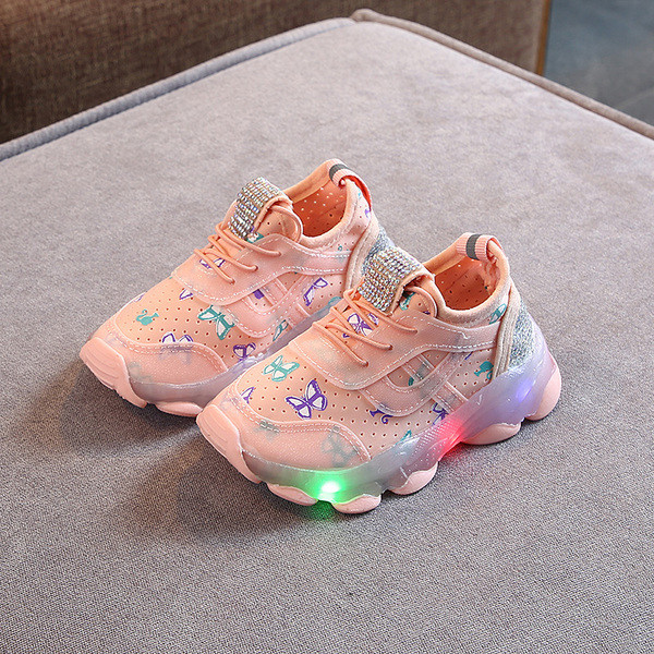 Tenisi actuali pentru copii pentru fete - trei culori