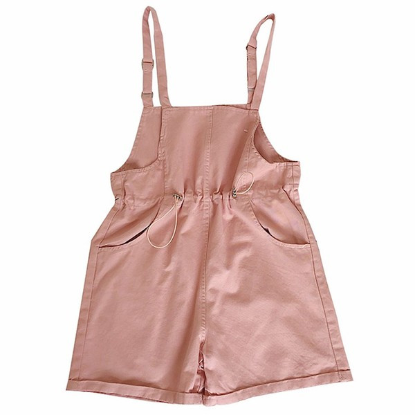 Salopeta casual de dama in alb, roz si negru