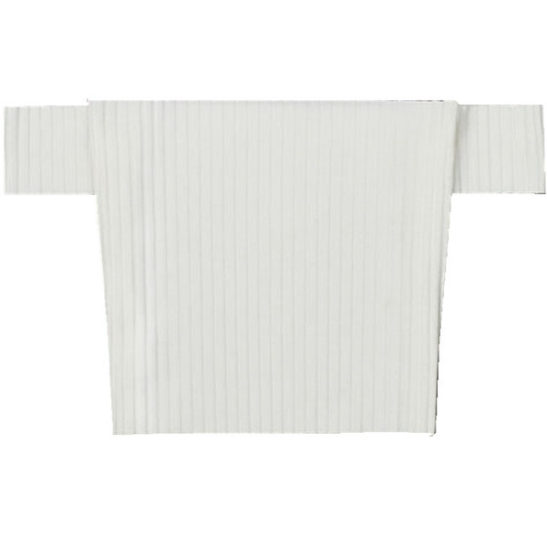 Bluză scurtă de damă din velur alb și negru