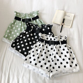 НОВО Модерни дамски къси панталони с висока талия в три цвята