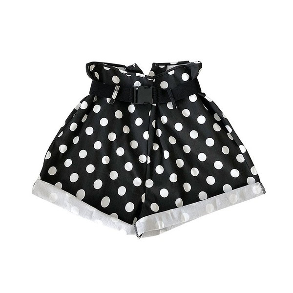 НОВО Модерни дамски къси панталони с висока талия в три цвята 