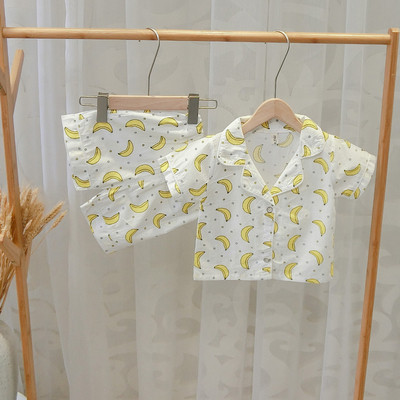 Pijamale pentru copii în două părți în două culori - pentru băieți