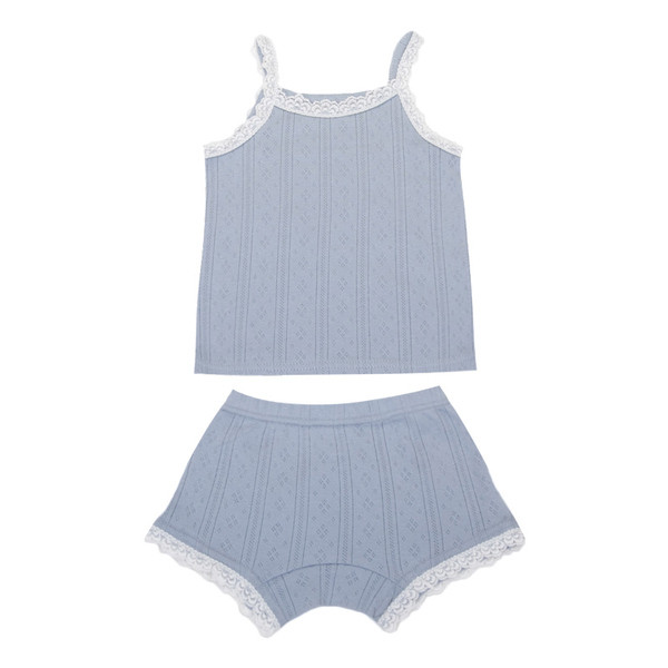 Pijamale pentru copii în două părți în trei culori - pentru fete