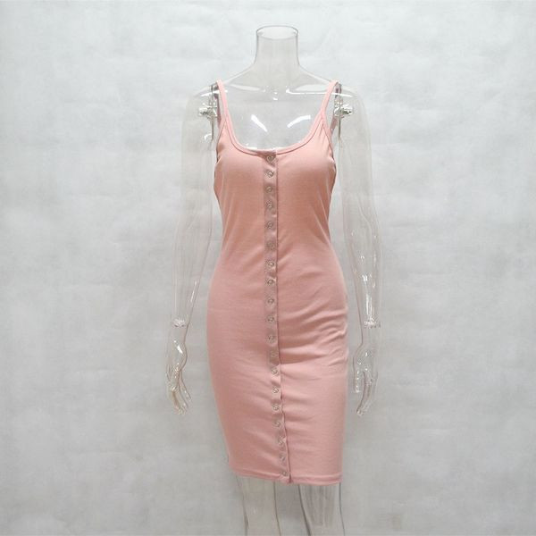 Rochie de dama lunga din catifea cu bretele si nasturi subtiri