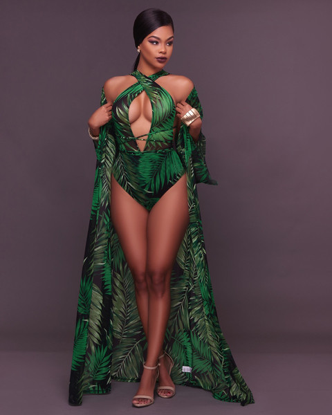 Set HIT de costum de baie complet + pareo în două modele diferite