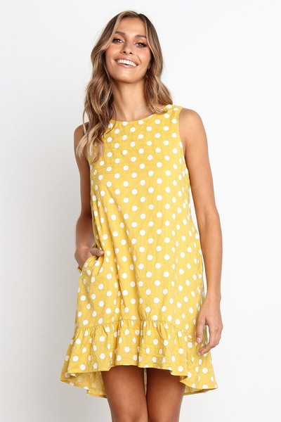 Ежедневна дамска  рокля широк модел в няколко цвята 