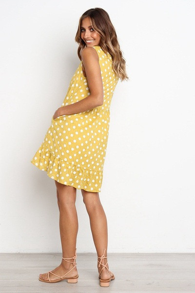 Ежедневна дамска  рокля широк модел в няколко цвята 