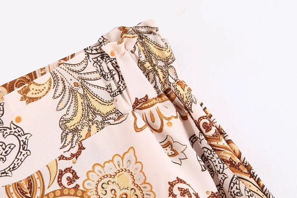 Női széles nadrág érdekes mintával