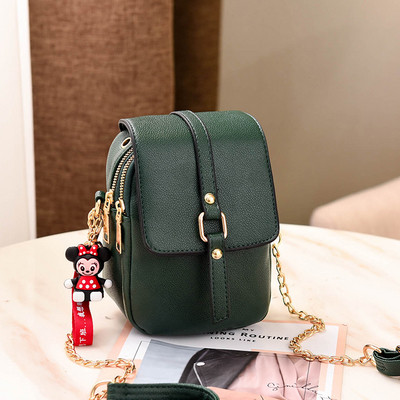 Geanta de dama eleganta cu maner lung si fermoar in mai multe culori