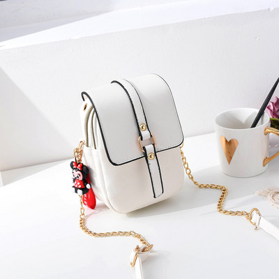 Geanta de dama eleganta cu maner lung si fermoar in mai multe culori