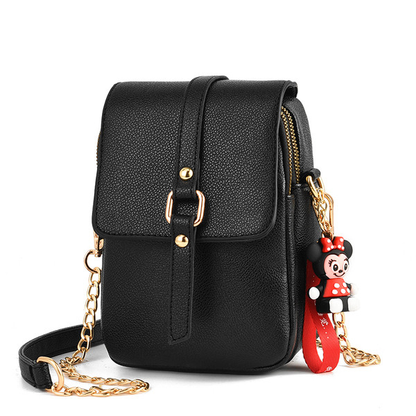 Geanta de dama eleganta cu maner lung si fermoar in mai multe culori